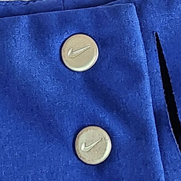 Nike Golf Skirt Womens 8 Royal Blue Athletic Wrap Dri Fit Belt Loops Athletic - Picture 5 of 8